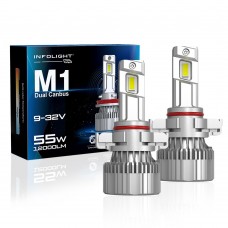 Светодиодная LED лампа Infolight M1 Dual Canbus H16 (комплект 2шт) Светодиодная LED лампа Infolight M1 Dual Canbus H16 (комплект 2шт)